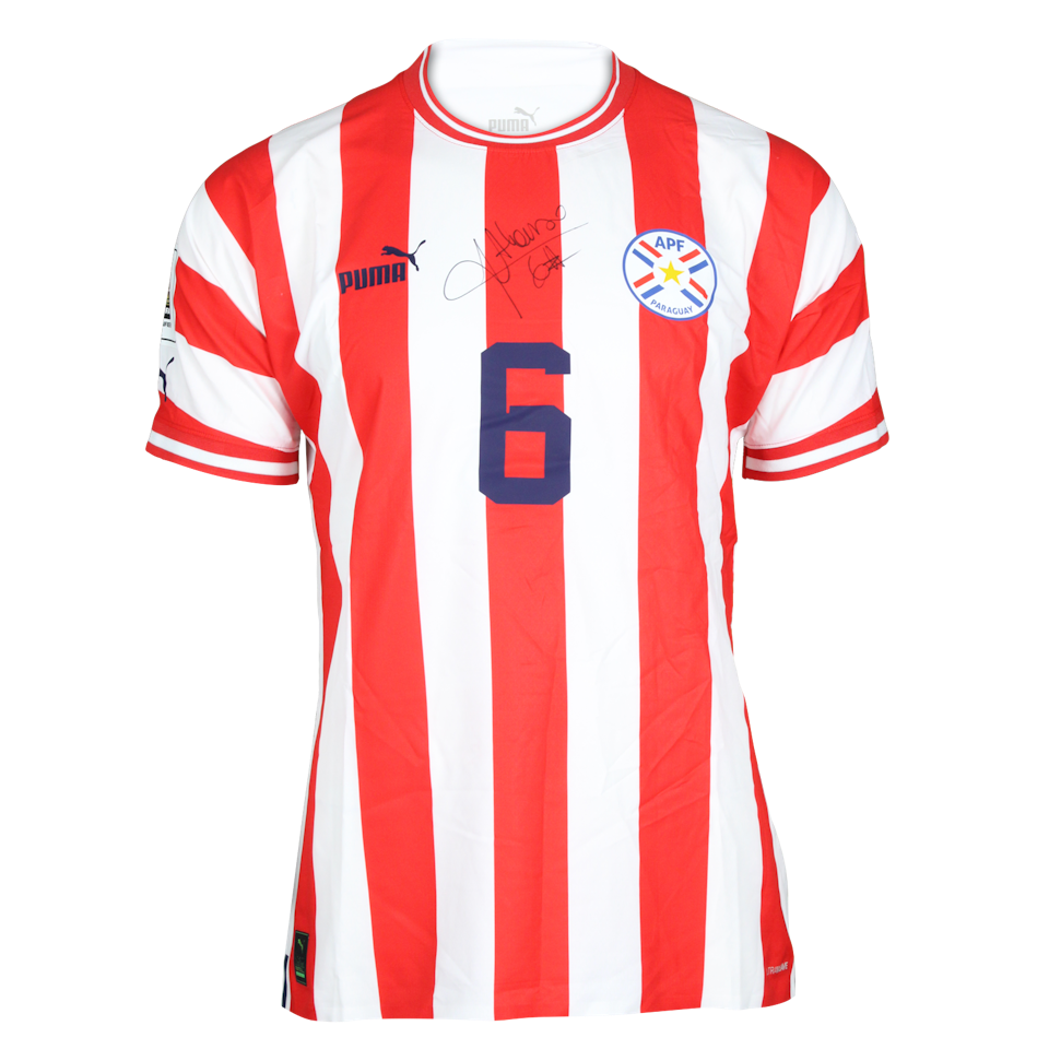 Júnior Osmar Ignacio Alonso Mujica Paraguay shirt