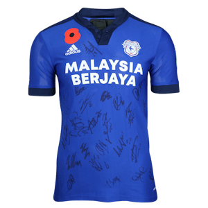 Mark Harris Squad Signed Shirt | Cardiff City