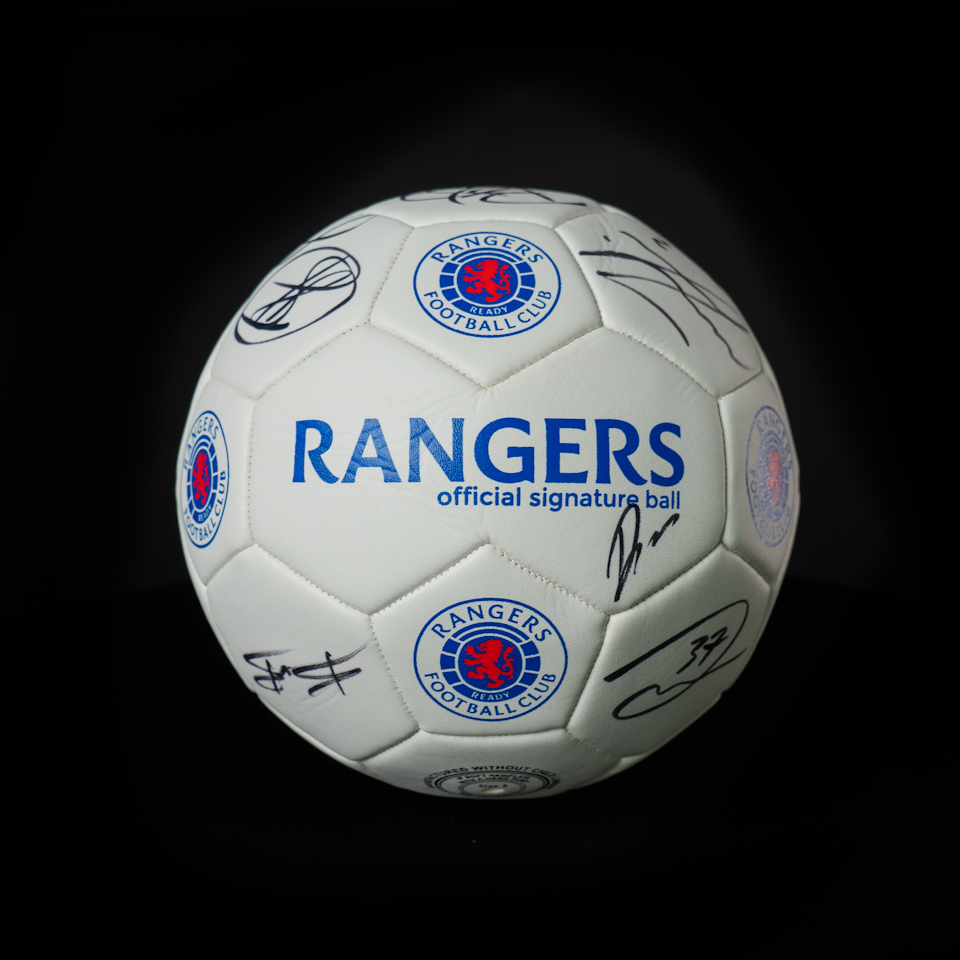 Squad Signed Ball - 2 | Rangers
