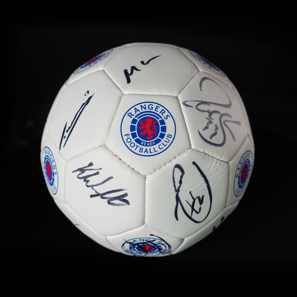 Squad Signed Ball - 2 | Rangers