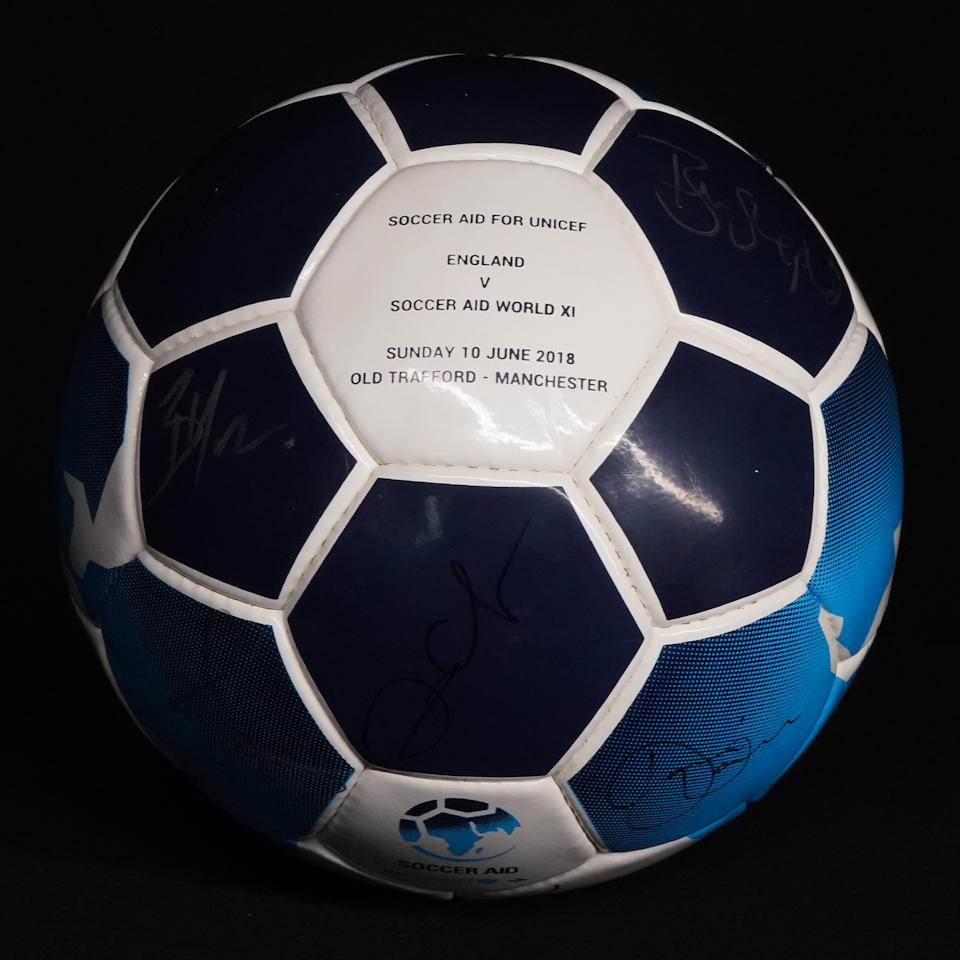 Squad Signed Ball 2018 | Soccer Aid