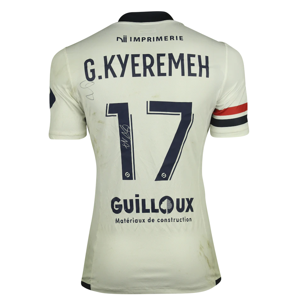 来自Stade Malherbe Caen的Godson Kyeremeh球衣