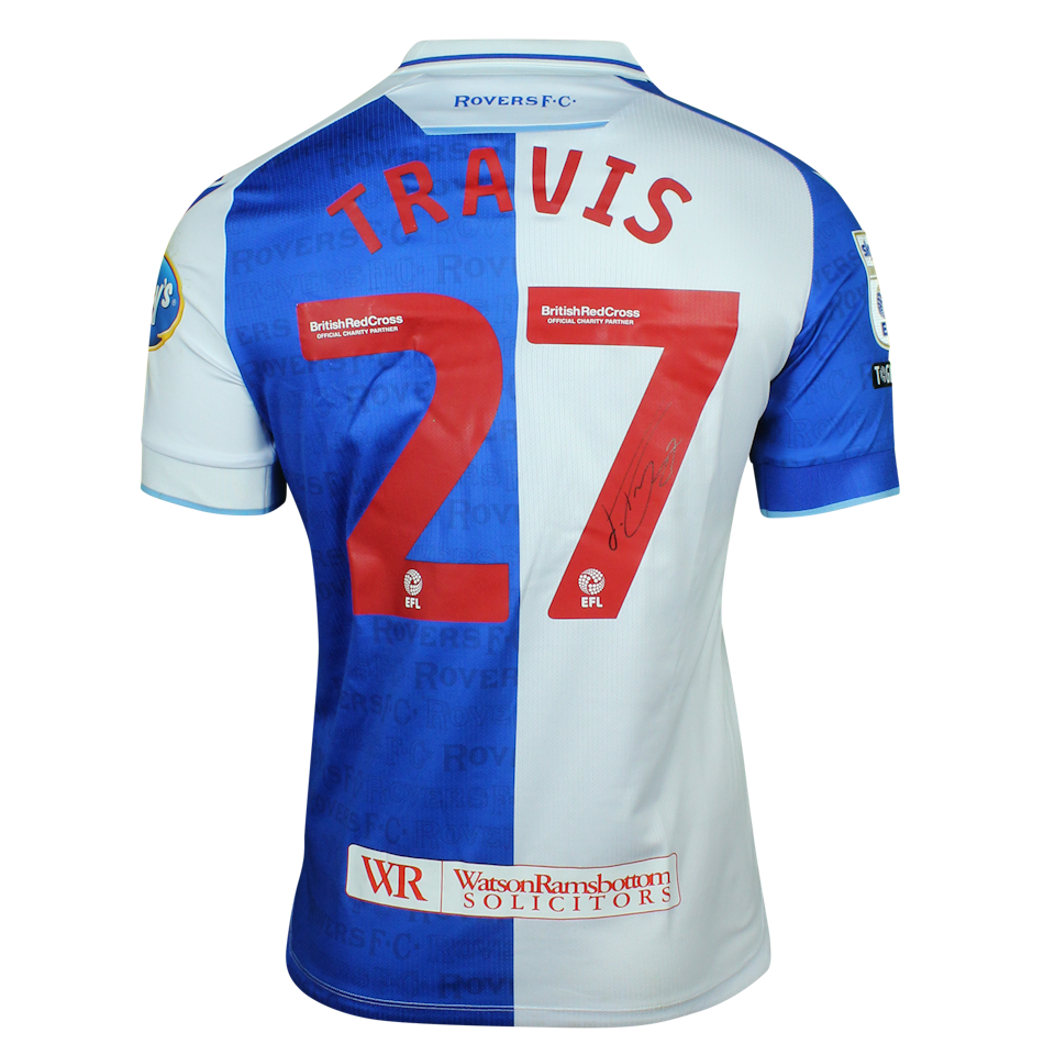 Lewis Travis Blackburn Rovers shirt