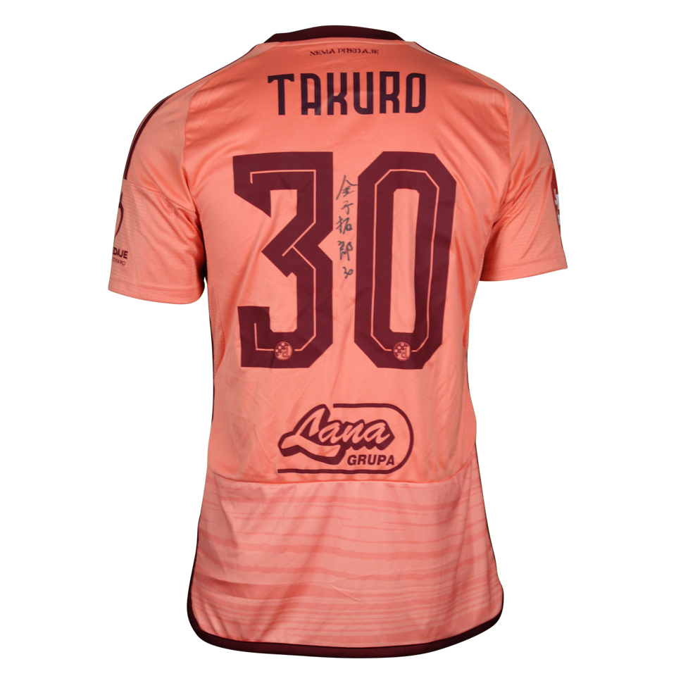 Camisa de Takuro Kaneko Dinamo Zagreb