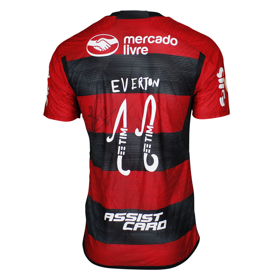 Everton Cebolinha Flamengo shirt
