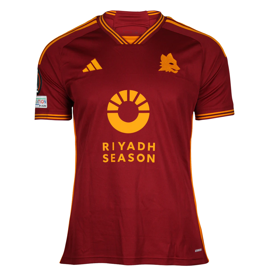 Leandro Paredes AS Roma camisa.