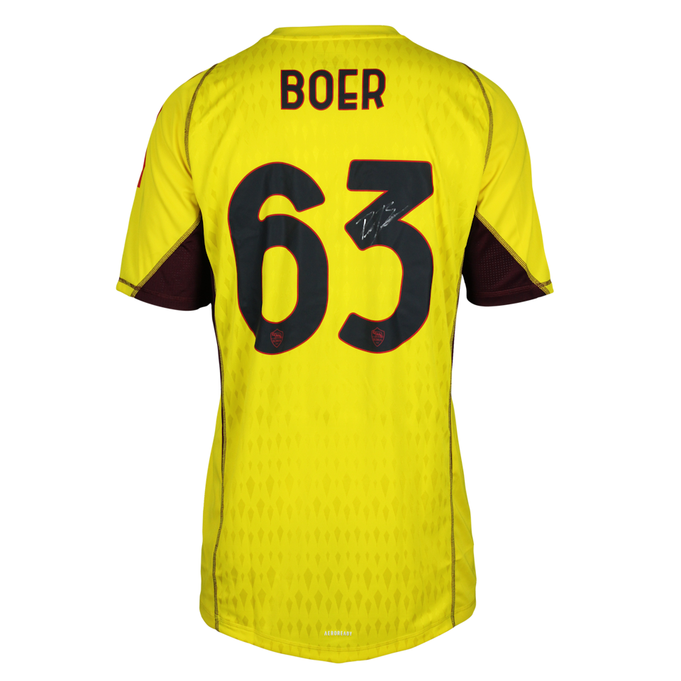 Pietro Boer AS Roma camisa.