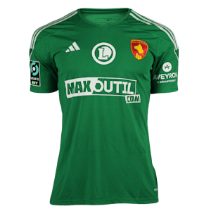Rodez Aveyron Football 팀의 Lionel M'Pasi 셔츠
