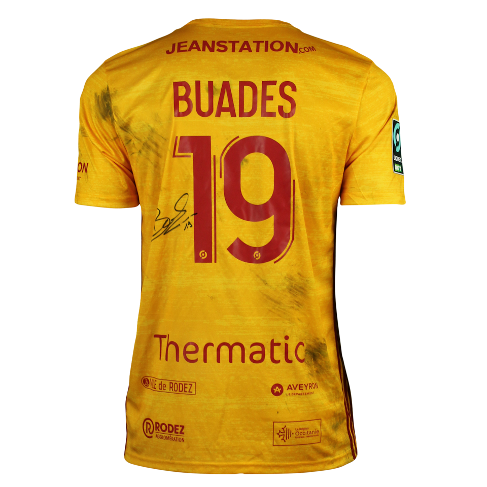 Maillot de Lucas Buadés (Rodez Aveyron Football)