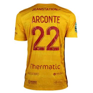 Taïryk Arconte Rodez Aveyron Football shirt