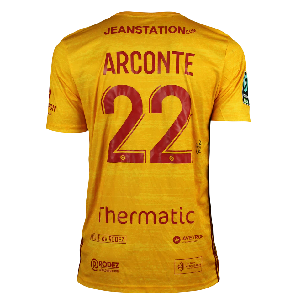 Taïryk Arconte Rodez Aveyron Football shirt