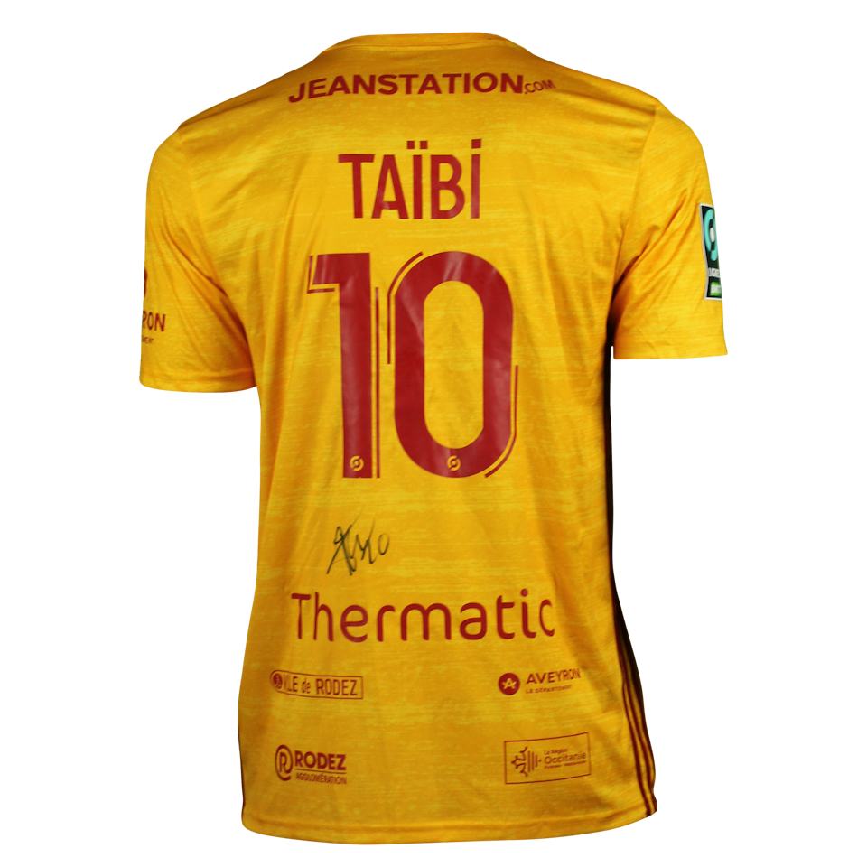 Waniss Taibi Rodez Aveyron Football jersey