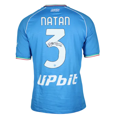 Natan Bernardo de Souza SSC Napoli camisa.