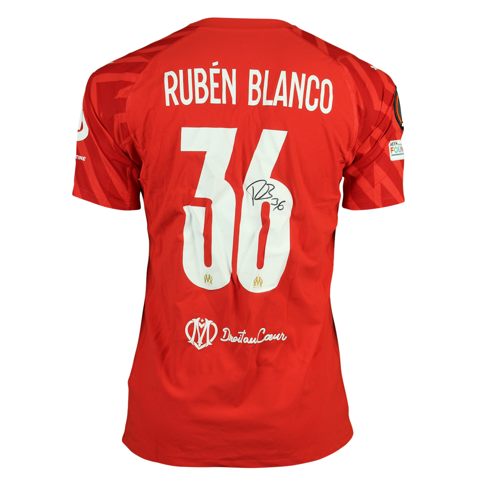 Rubén Blanco Olympique de Marseille shirt