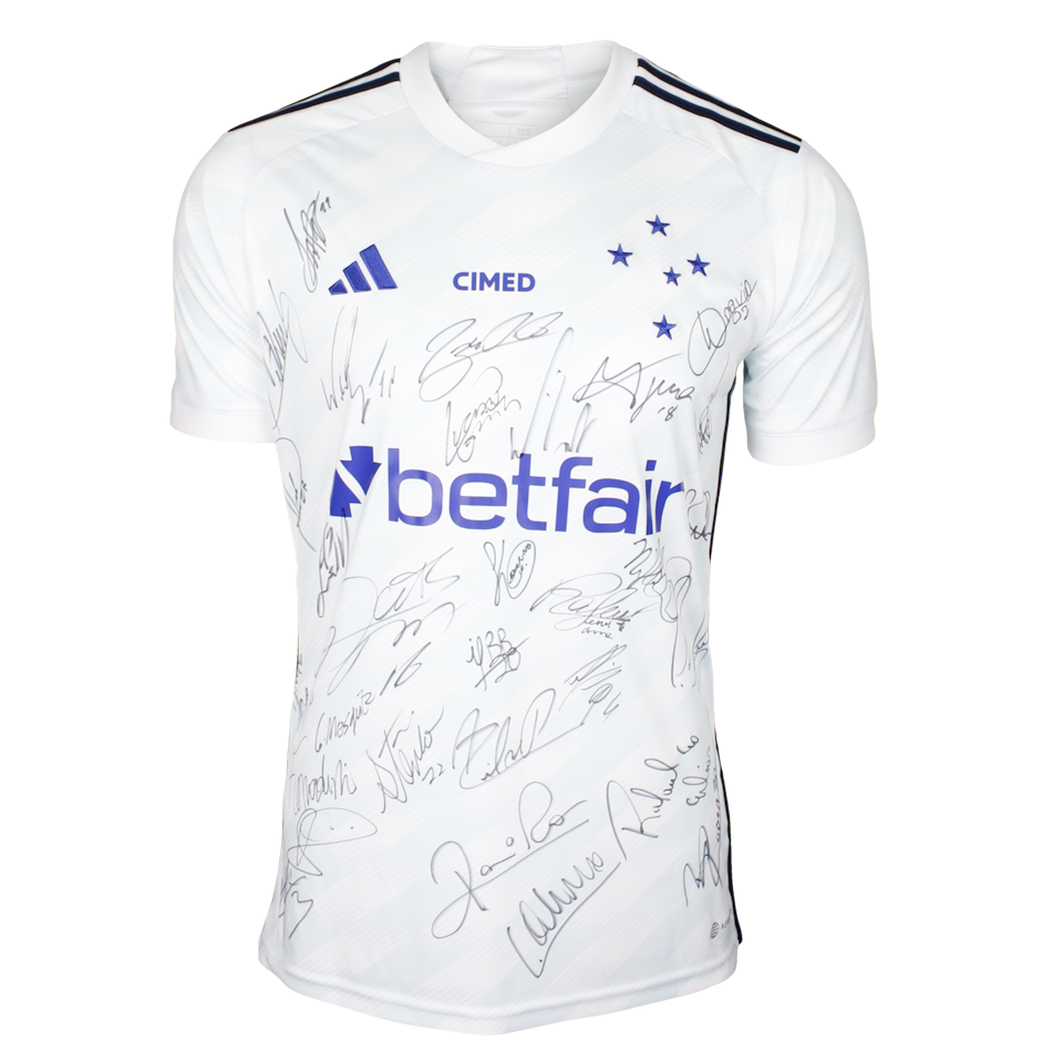 Squad Signed Shirt -4 | Cruzeiro | Cruzeiro