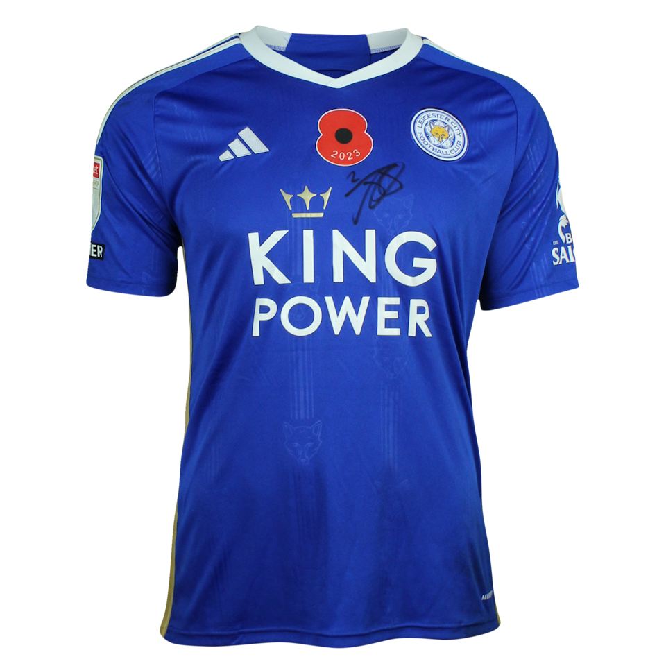 James Justin Leicester City shirt