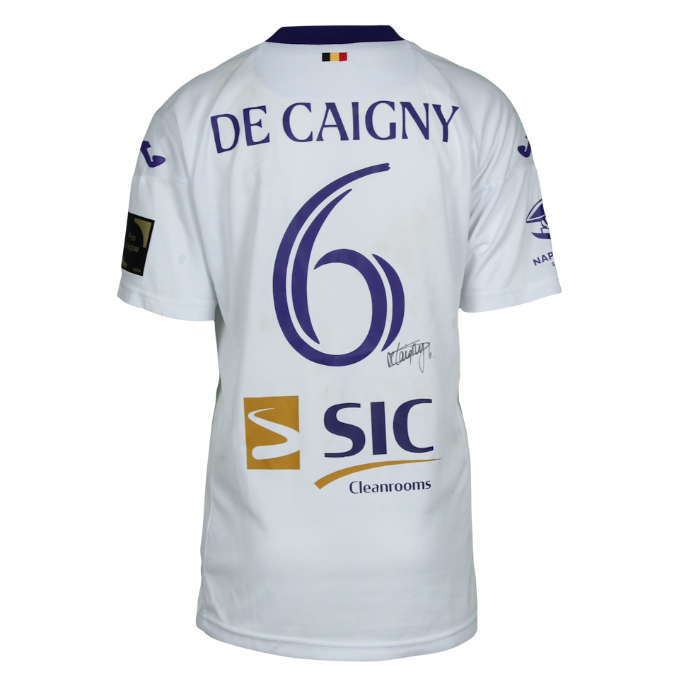Tine De Caigny RSC Anderlecht W jersey
