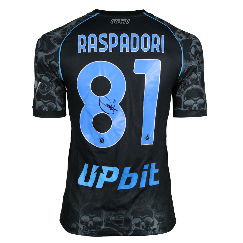 Giacomo Raspadori Napoli camisa.