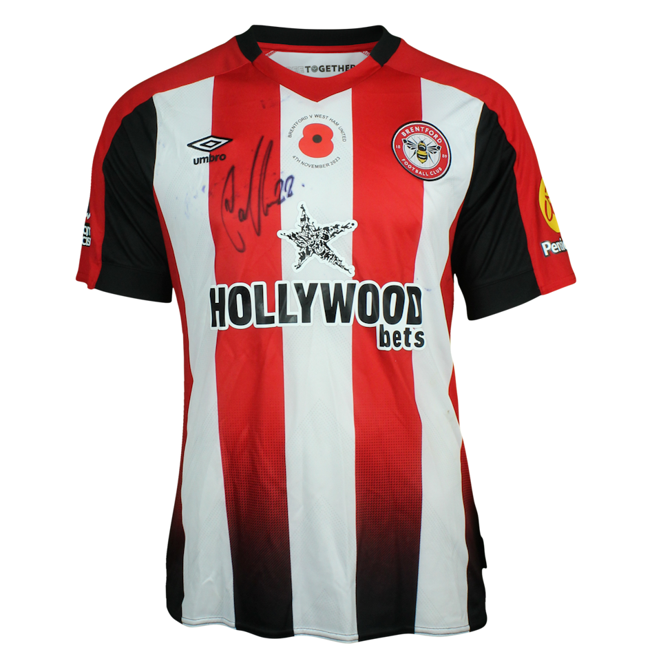 Nathan Michael Collins Brentford shirt