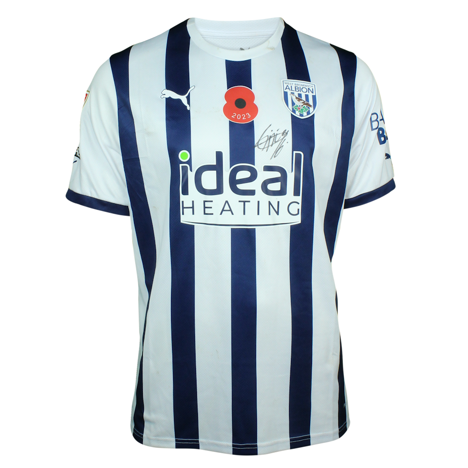 Cedric Kipre West Bromwich Albion shirt