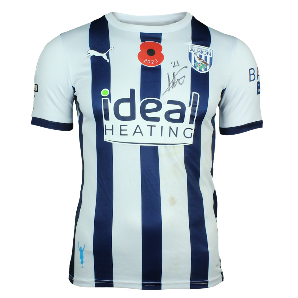 Brandon Thomas-Asante West Bromwich Albion jersey