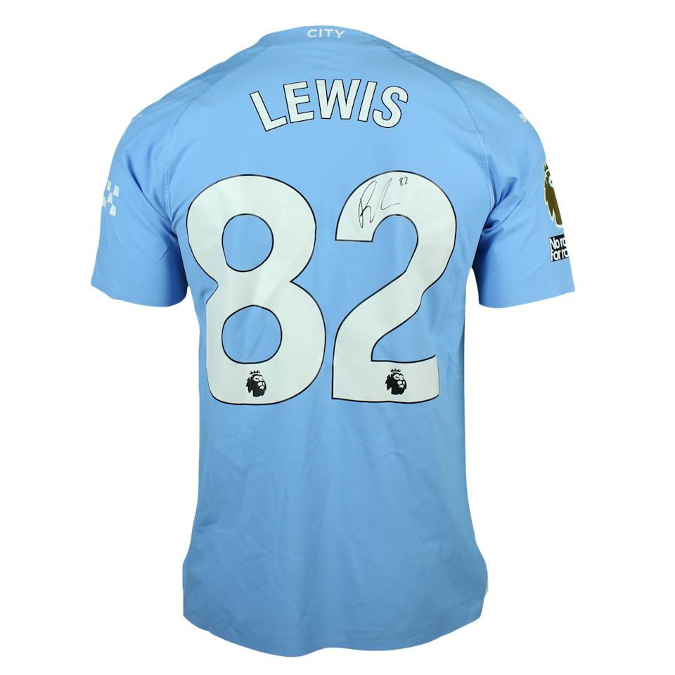 R. Lewis Manchester City jersey