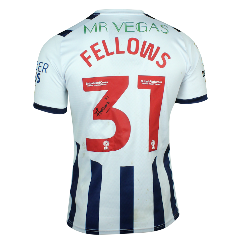 West Bromwich Albion-Trikot von Tom Fellows