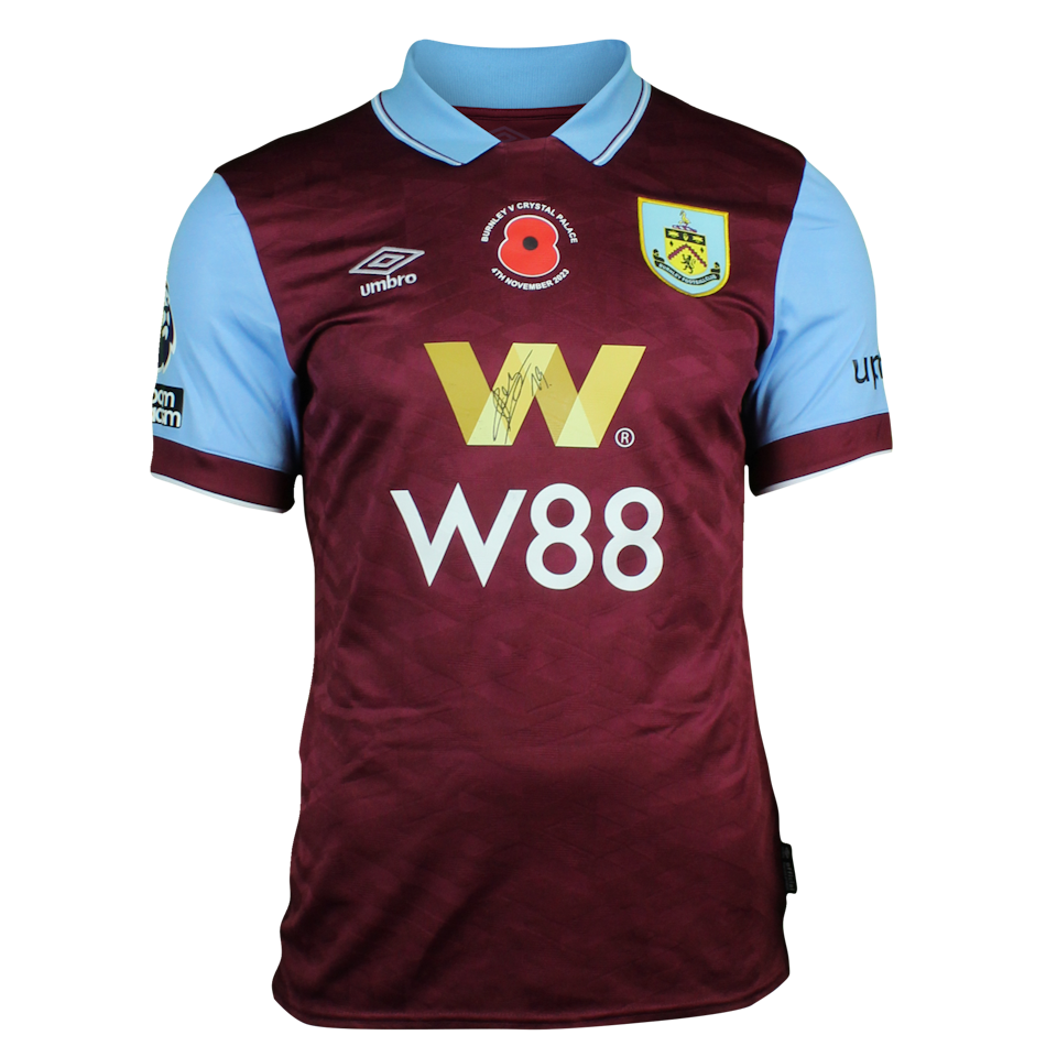 Anass Zaroury Burnley shirt