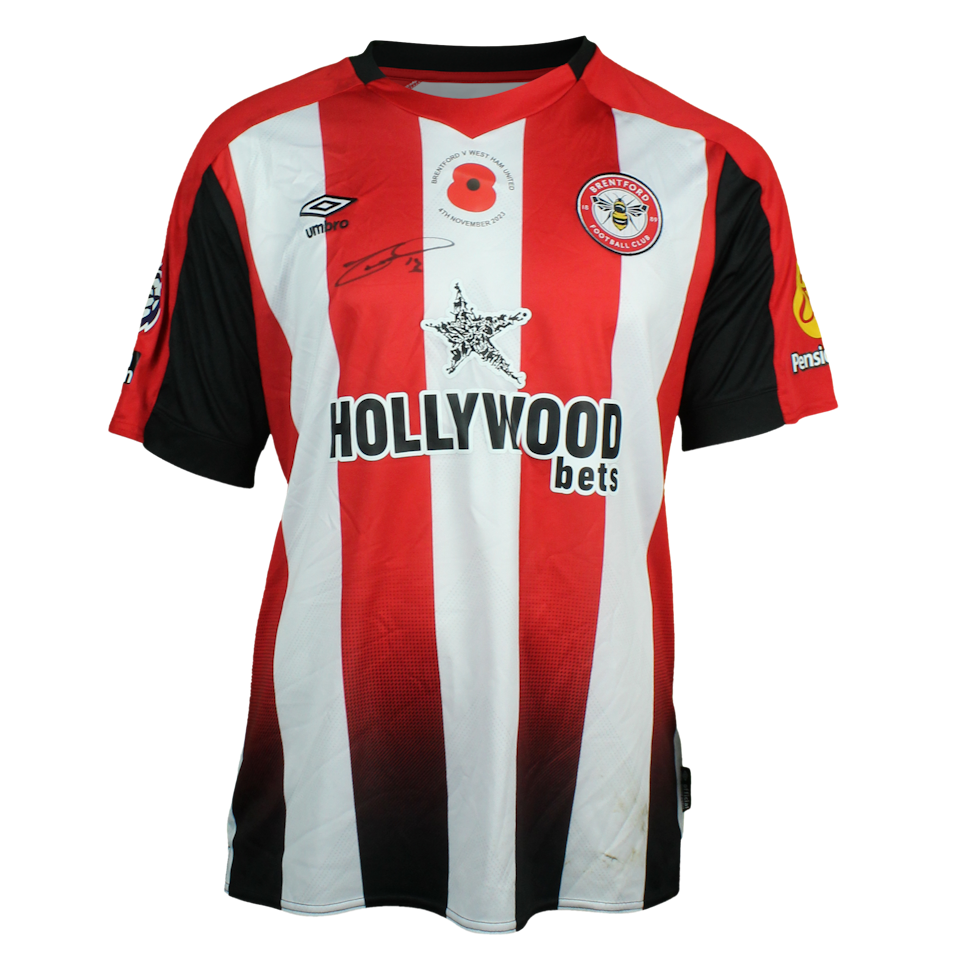 Camisa de Mathias Zanka Jørgensen Brentford