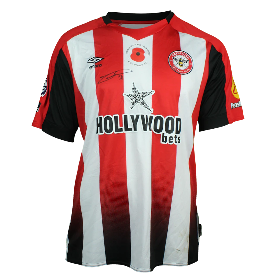 Mathias Zanka Jørgensen Brentford shirt