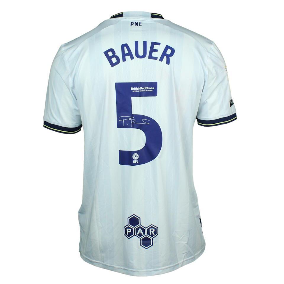 Patrick Bauer Preston North End shirt