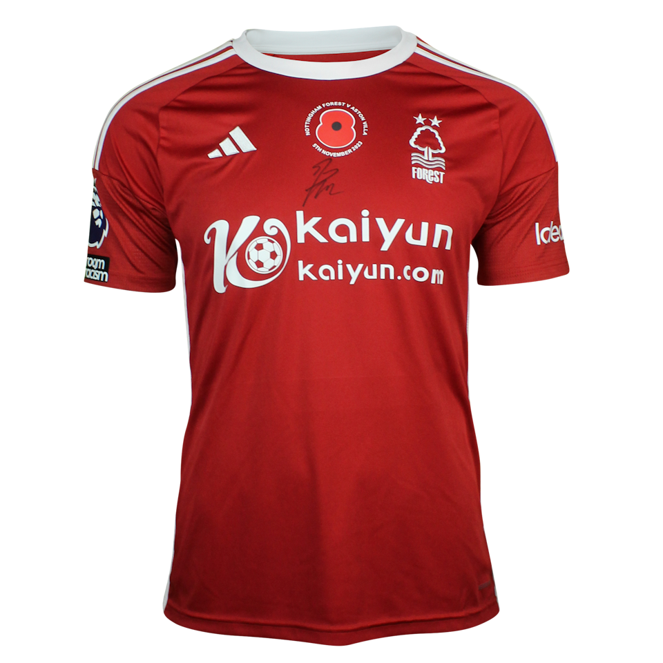 Orel Mangala Nottingham Forest shirt