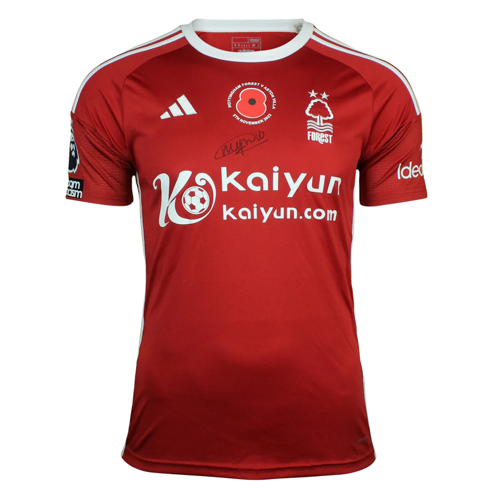 Camisola de Morgan Gibbs-White, Nottingham Forest