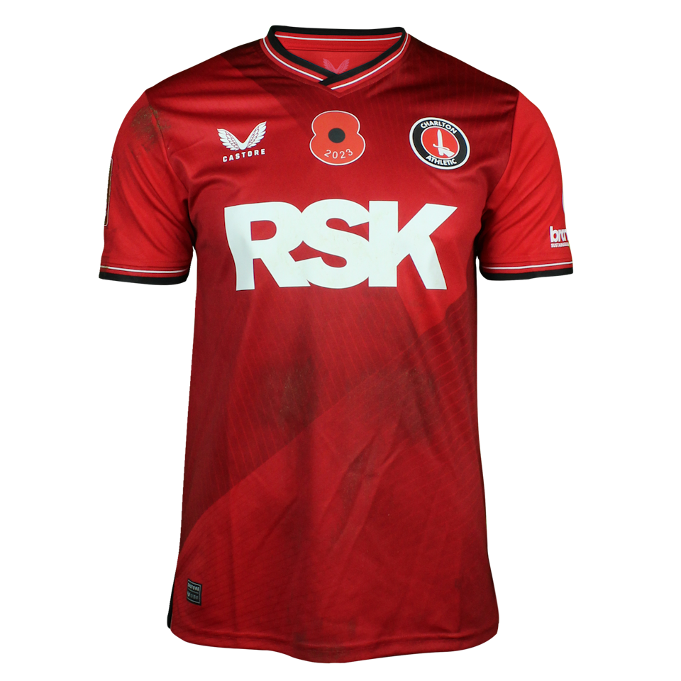 Lucas Ness Charlton Athletic shirt