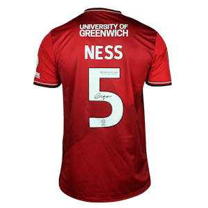 Lucas Ness Charlton Athletic shirt