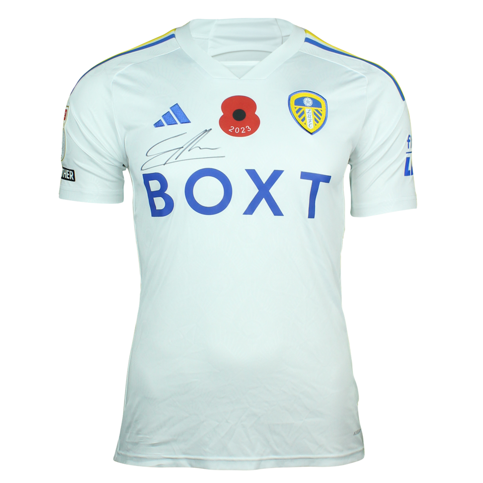 Degnand Wilfried Gnonto Leeds United shirt
