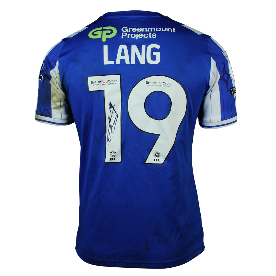 Callum Lang Wigan Athletic shirt