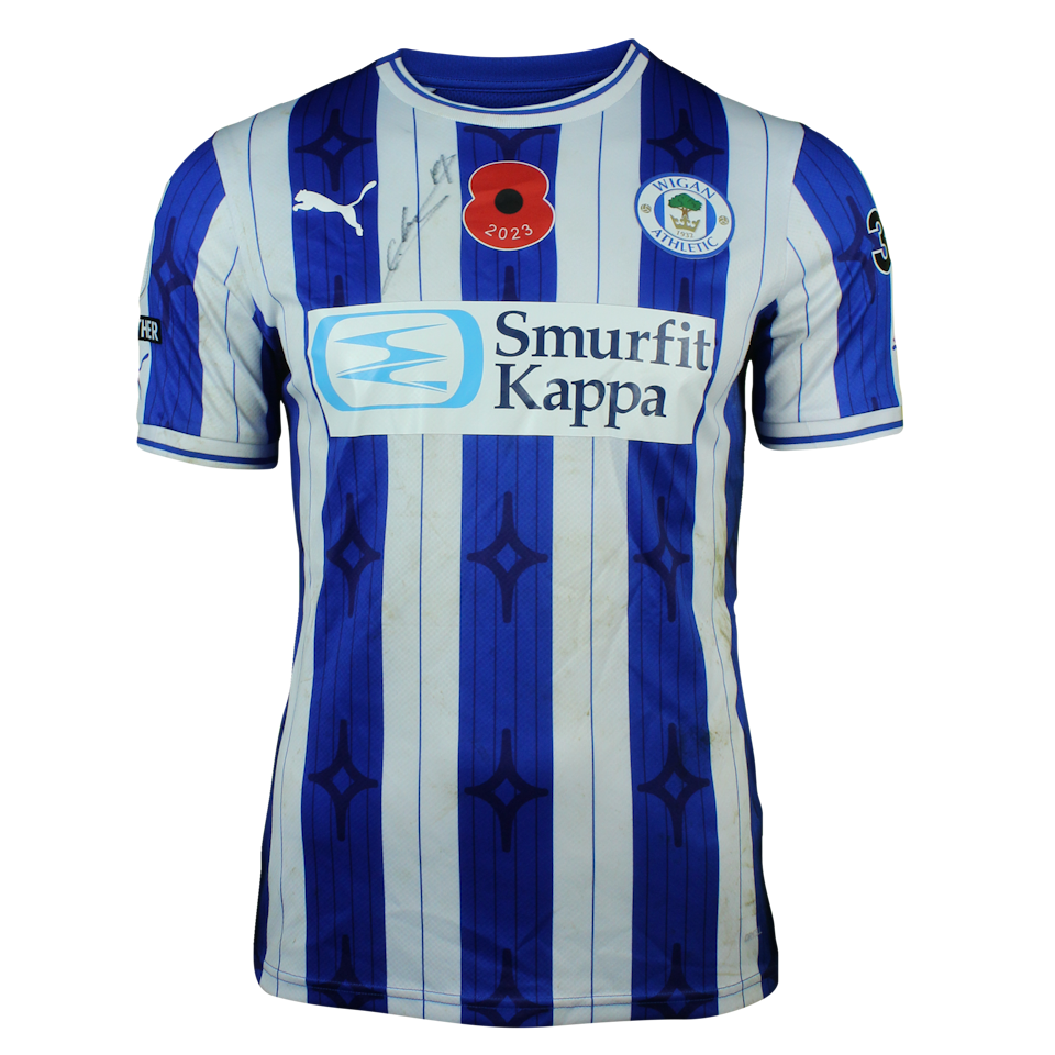 Callum Lang Wigan Athletic shirt