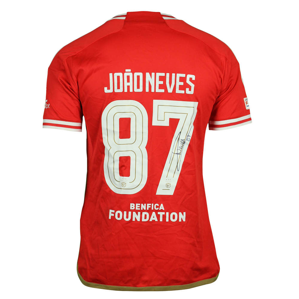 João Pedro Gonçalves Neves | Real Sociedad - Benfica | MatchWornShirt