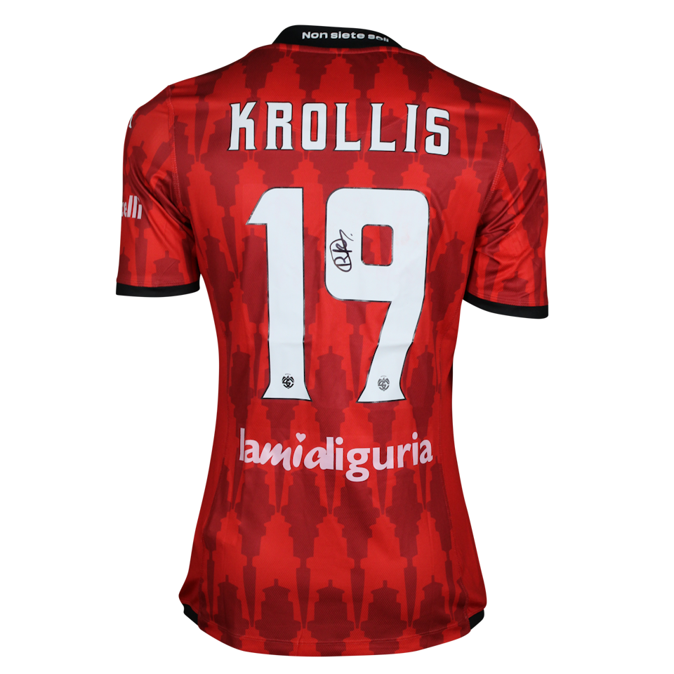 Maglia di Raimonds Krollis (Spezia Calcio)
