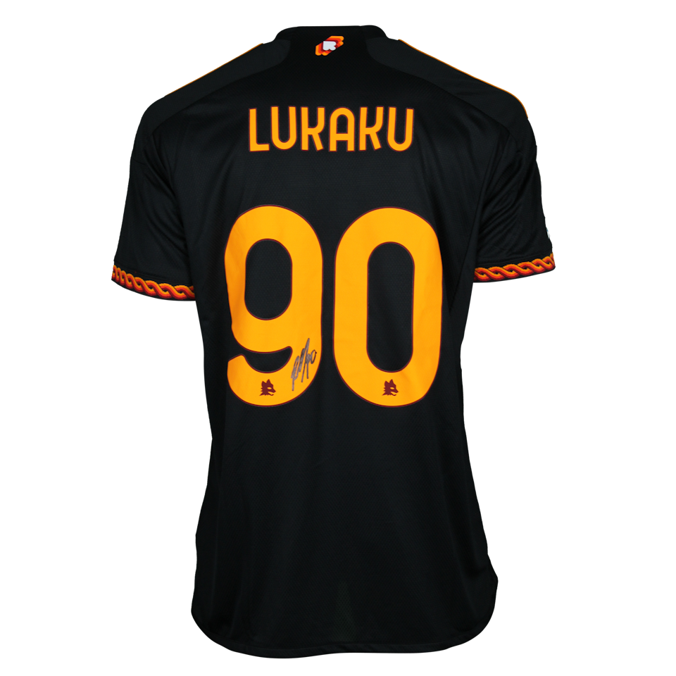 Romelu Lukaku Menama AS Roma camisa.