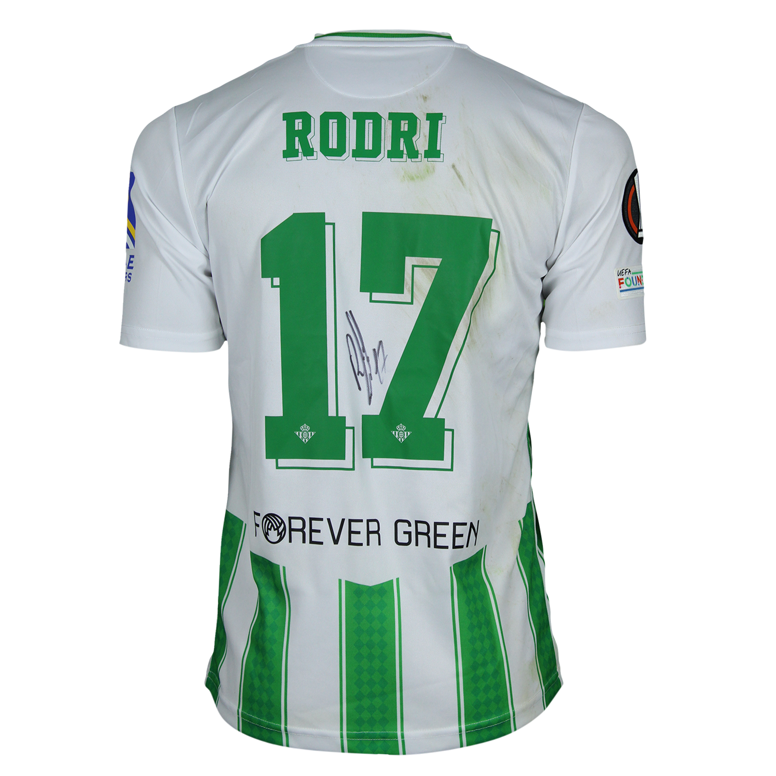 2024-25 Real Betis Match Issue Home Shirt #17 (Rodri)