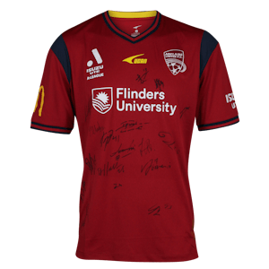 Squad Signed Shirt - Adelaide United
