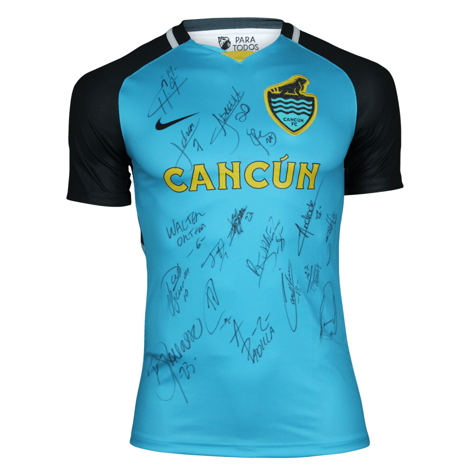 Squad Signed Shirt Cancun FC MatchWornShirt