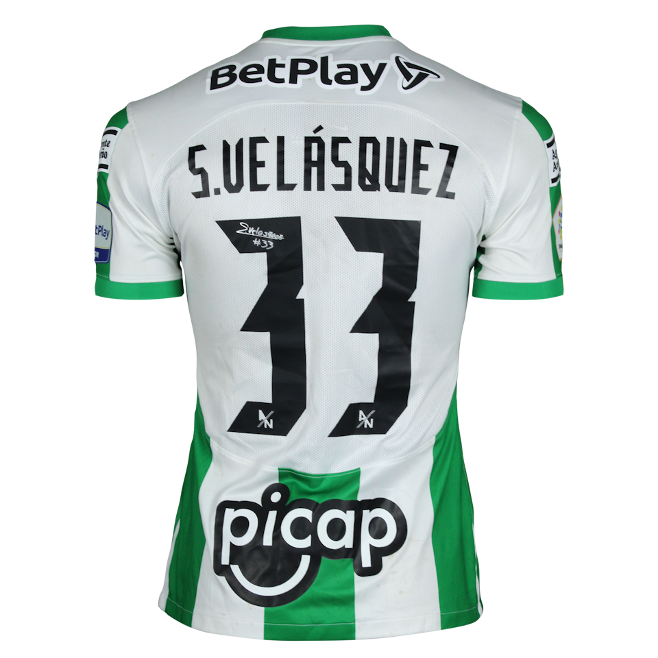 Camisa de Samuel Velásquez Uribe Atlético Nacional