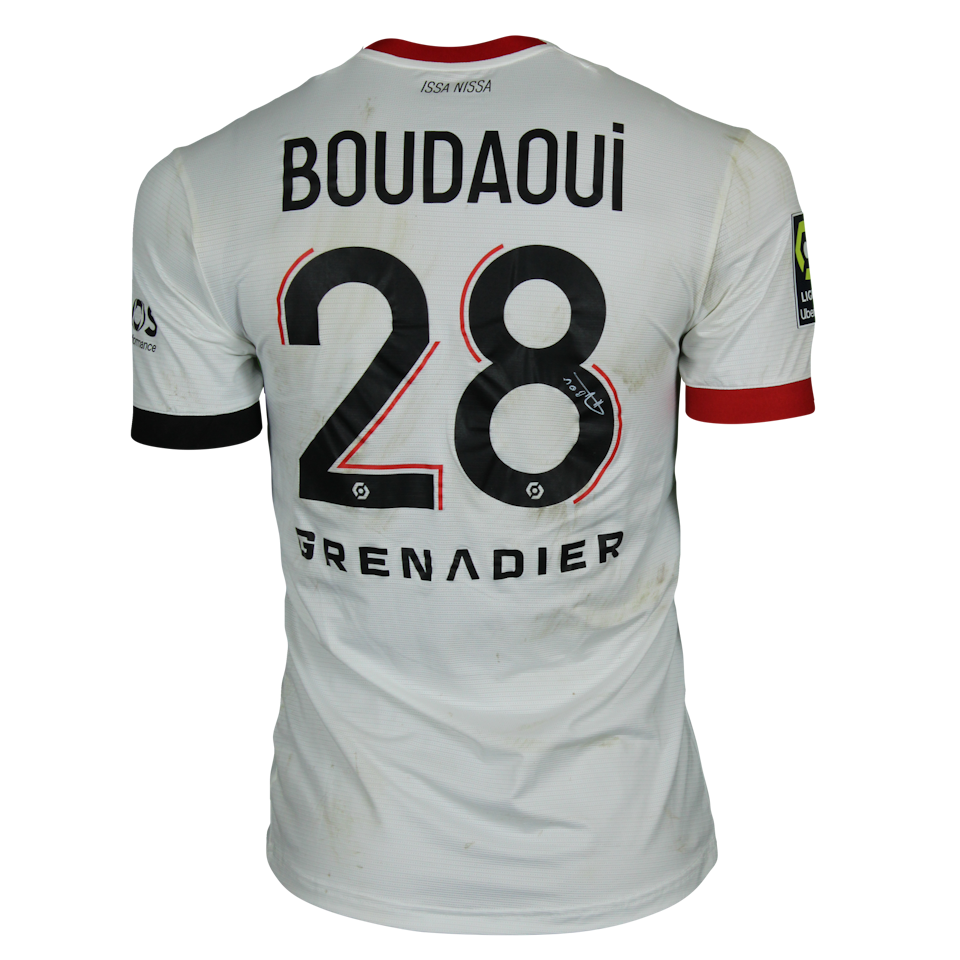 Maillot de Hichem Boudaoui (OGC Nice)