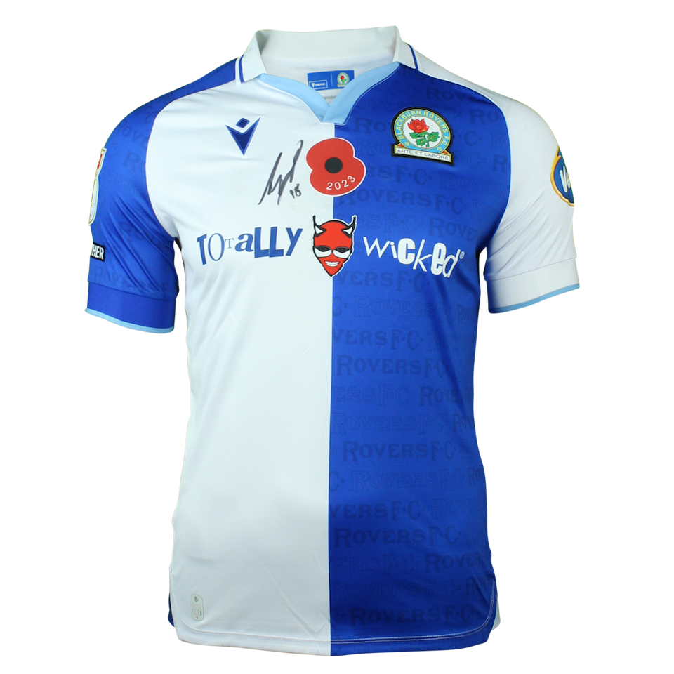 Dilan Kumar Markanday Blackburn Rovers shirt