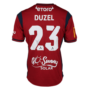 Luke Duzel Adelaide United shirt