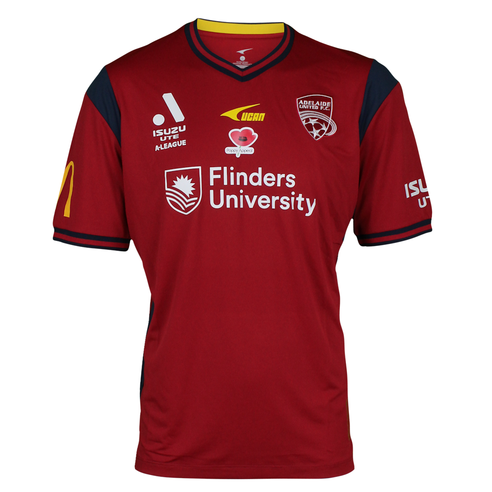 Lachlan Barr Adelaide United shirt