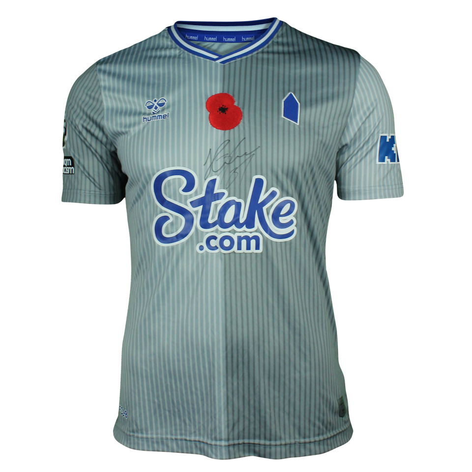 James Garner Everton shirt